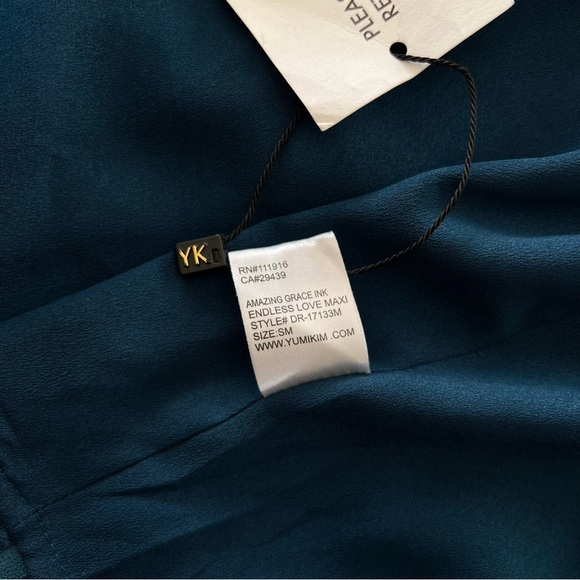 NWT Yumi Kim Endless Love Wrap Maxi Dress in Amazing Grace Ink - Picture 7 of 8